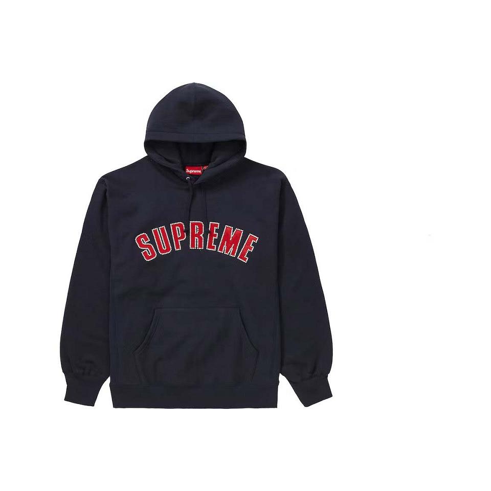 Sudaderas Supreme Pearl Logo Hooded Negras | Supreme 368KI